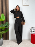 Coordinato Tailleur Crop