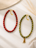 Set 2 Collane Perle Colorate