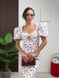 Abito Lungo Cherry Chic
