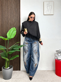 Jeans Rebel Flame