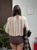 Body Drapé Collo Alto