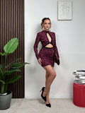 Abito Mini Cut-Out
