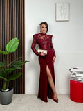 Abito Lungo Sequin Couture