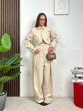 Coordinato Tailleur Crop