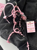 Charms Black & Pink