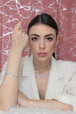 Set foglie con strass