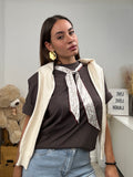Maglia con foulard