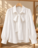 Camicia Bow Satin