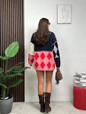 Cardigan Patchwork Diamond