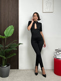 Jumpsuit “Noir Élégance”