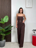 Jumpsuit Studded Elegance