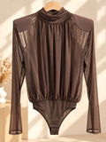 Body Drapé Collo Alto