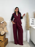 Coordinato con pantalone balloon