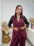Coordinato con pantalone balloon