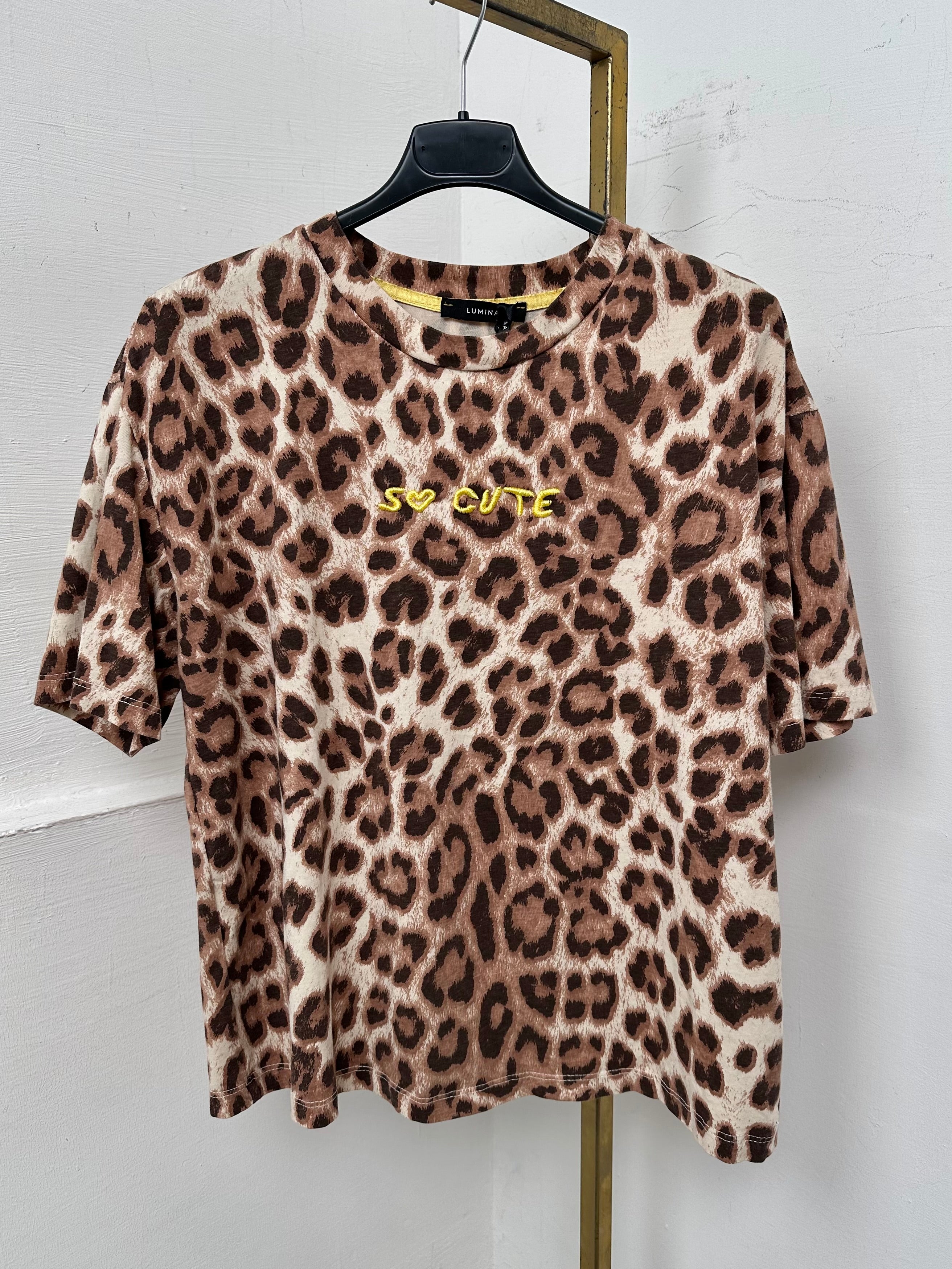 Zara Italia Magliette Zara Donna Maglia Leopardata Zara Top