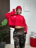 Felpa Crop Star Vibes