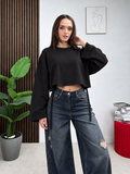 Felpa Crop