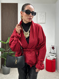 Giacca Kimono Check Belt