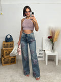 Jeans rose