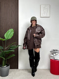Giubbotto Biker Oversize