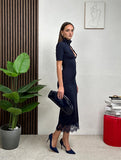 Abito midi e cut-out