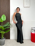 Abito Crystal Backless