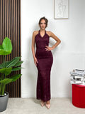 Abito Halter in Pizzo