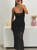 Vestito in strass