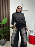 Jeans Rebel Flame