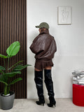 Giubbotto Biker Oversize