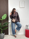 Giacca Kimono Check Belt
