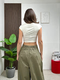 Maglia Crop Basic