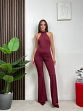 Jumpsuit Sculpt Halter