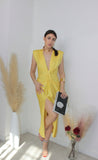Vestito scollato al centro