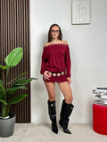 Vestito Mini Off-Shoulder