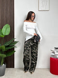 Maglia Drappeggio Off Shoulder