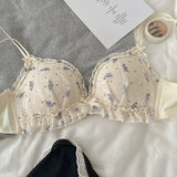 Bralette floreale