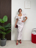 Abito Lungo Cherry Chic