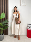Abito Lungo Satin