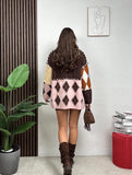 Cardigan Patchwork Diamond