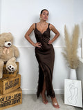 Vestito in pizzo lungo