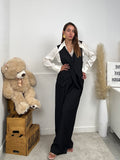 Coordinato con pantalone balloon