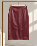 Gonna Midi Eco Leather