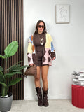 Cardigan Patchwork Diamond