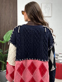 Cardigan Patchwork Diamond