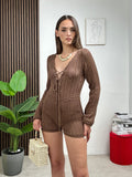 Copricostume in maglia