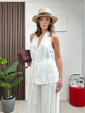 Coordinato Satin Backless