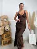 Vestito in pizzo lungo