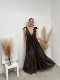 Vestito brown