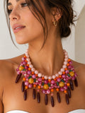 Collana Statement Multicolor